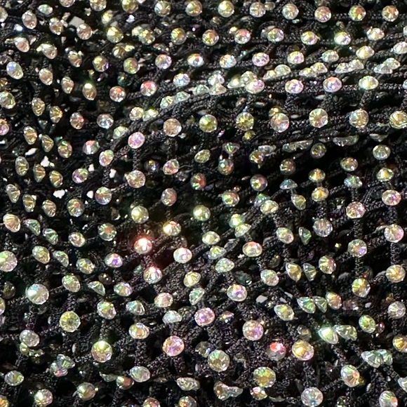 Steve Madden Shimmering Threaded Mesh Pants - Picture 6 of 6